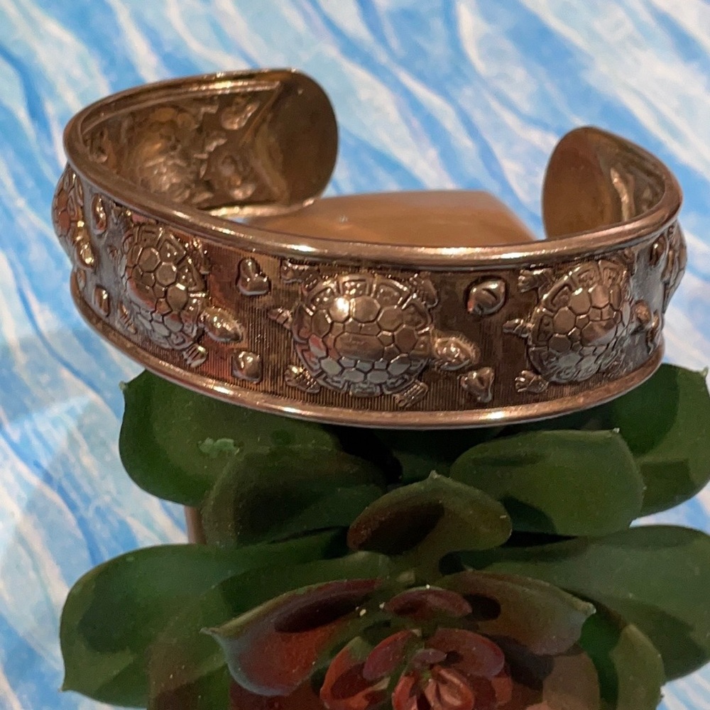 Silver Turtle Bracelet - Picture 2 of 11